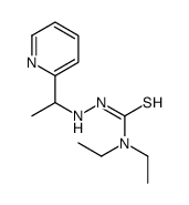 1,1-diethyl-3-(1-pyridin-2-ylethylamino)thiourea结构式