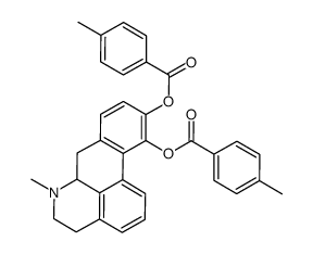 [(6aR)-6-methyl-11-(4-methylbenzoyl)oxy-5,6,6a,7-tetrahydro-4H-dibenzo[de,g]quinoline-10-yl] 4-methylbenzoate Structure