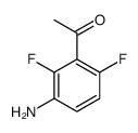 1-(3-amino-2,6-difluorophenyl)ethanone结构式