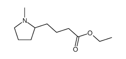 4-<1-Methyl-pyrrolidinyl-(2)>-buttersaeureethylester Structure