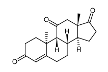 (9β,10α)-androst-4-ene-3,11,17-trione结构式
