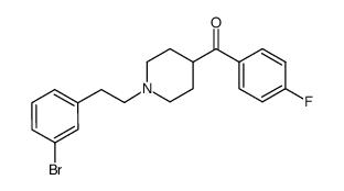 (1-(3-bromophenethyl)piperidin-4-yl)(4-fluorophenyl)methanone结构式