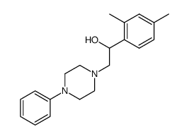 1-(2,4-Dimethyl-phenyl)-2-(4-phenyl-piperazin-1-yl)-ethanol Structure