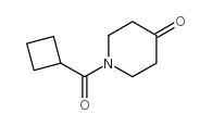 1-(cyclobutylcarbonyl)piperidin-4-one Structure