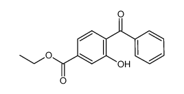 ethyl 4-benzoyl-3-hydroxybenzoate Structure