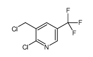 2-Chloro-3-chloromethyl-5-trifluoromethyl-pyridine结构式