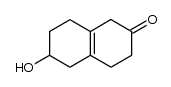 (+/-)-6-hydroxy-3,4,5,6,7,8-hexahydro-1H-naphthalen-2-one结构式