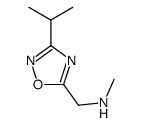 1-(3-Isopropyl-1,2,4-oxadiazol-5-yl)-N-methylmethanamine Structure