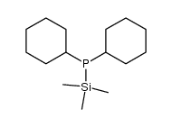 trimethylsilyldicyclohexylphosphane结构式