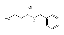 3-(Benzylamino)propan-1-ol hydrochloride Structure