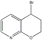 4-bromo-3,4-dihydro-2H-pyrano[2,3-b]pyridine结构式