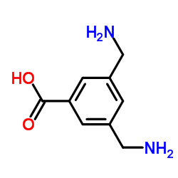 3,5-二氨甲基苯甲酸结构式