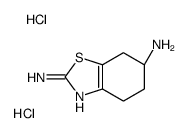 (S)-4,5,6,7-Tetrahydrobenzo[d]thiazole-2,6-diamine dihydrochloride structure