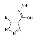 5-bromo-2H-triazole-4-carbohydrazide Structure