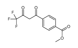 1-(4-Methoxycarbonylphenyl)-4,4,4-trifluoro-1,3-butanedione structure