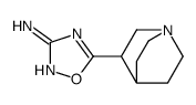 3-(3-amino-1,2,4-oxadiazole-5-yl)-quinuclidine结构式