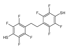 2,3,5,6-tetrafluoro-4-[2-(2,3,5,6-tetrafluoro-4-sulfanylphenyl)ethyl]benzenethiol Structure