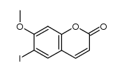 6-Iodo-7-methoxycoumarin结构式