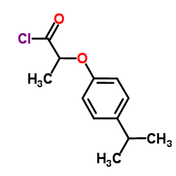 2-(4-Isopropylphenoxy)propanoyl chloride Structure