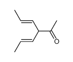 4-Hexen-2-one, 3-(1-propenyl)-, (E,E)- (9CI)结构式