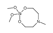 2,2-dimethoxy-6-methyl-1,3,6,2-dioxazasilocane结构式