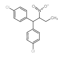 1-chloro-4-[1-(4-chlorophenyl)-2-nitrobutyl]benzene结构式