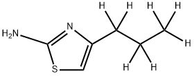 2-Amino-4-(n-propyl-d7)-thiazole结构式