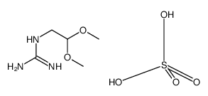 N-(2,2-Dimethoxy-ethyl)-guanidine hemisulfate salt Structure