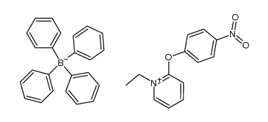 2-(4-nitrophenoxy)-N-ethylpyridinium tetraphenylborate Structure