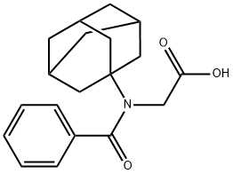 adamantan-1-yl-benzoylamino-acetic acid Structure