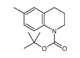 tert-butyl 6-methyl-3,4-dihydro-2H-quinoline-1-carboxylate结构式