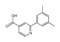 2-(3,5-dimethylphenyl)pyridine-4-carboxylic acid Structure