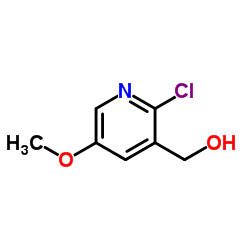 (2-Chloro-5-methoxy-3-pyridinyl)methanol结构式