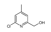 (6-chloro-4-methylpyridin-2-yl)methanol Structure