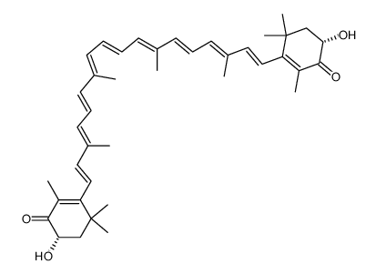 (3RS,3'RS)-Astaxanthin结构式