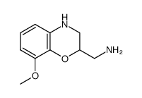 dihydro-8-methoxy-2H-1,4-benzoxazine-2-methanamine结构式