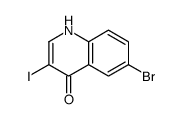 6-bromo-3-iodoquinolin-4-ol Structure