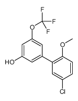 3-(5-chloro-2-methoxyphenyl)-5-(trifluoromethoxy)phenol Structure