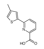 6-(4-Methylthiophenyl)picolinic acid structure