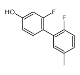3-fluoro-4-(2-fluoro-5-methylphenyl)phenol结构式