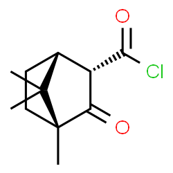 Bicyclo[2.2.1]heptane-2-carbonyl chloride, 4,7,7-trimethyl-3-oxo-, (1R,2S,4R)- (9CI) Structure