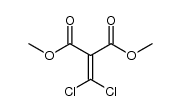 β,β-Dichlor-α-methoxycarbonyl-acrylsaeuremethylester结构式