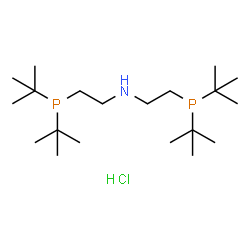 Bis(2-(di-tert-butylphosphino)ethyl)amine hydrochloride Structure