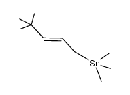 (E)-(4,4-dimethylpent-2-en-1-yl)trimethylstannane Structure