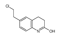 6-(2-chloroethyl)-3,4-dihydro-1H-quinolin-2-one Structure