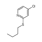 2-butylsulfanyl-4-chloropyridine Structure