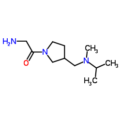 2-Amino-1-(3-{[isopropyl(methyl)amino]methyl}-1-pyrrolidinyl)ethanone Structure