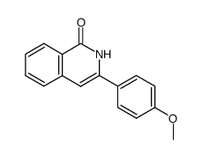 3-(4-methoxyphenyl)-2H-isoquinolin-1-one Structure