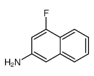 2-amino-4-fluoronaphthalene Structure