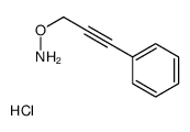 O-(3-phenylprop-2-ynyl)hydroxylamine,hydrochloride结构式